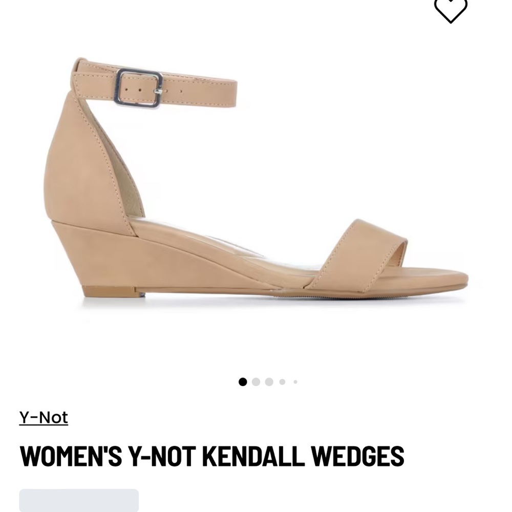 Kendall Women's Nude Ankle-Strap Wedges